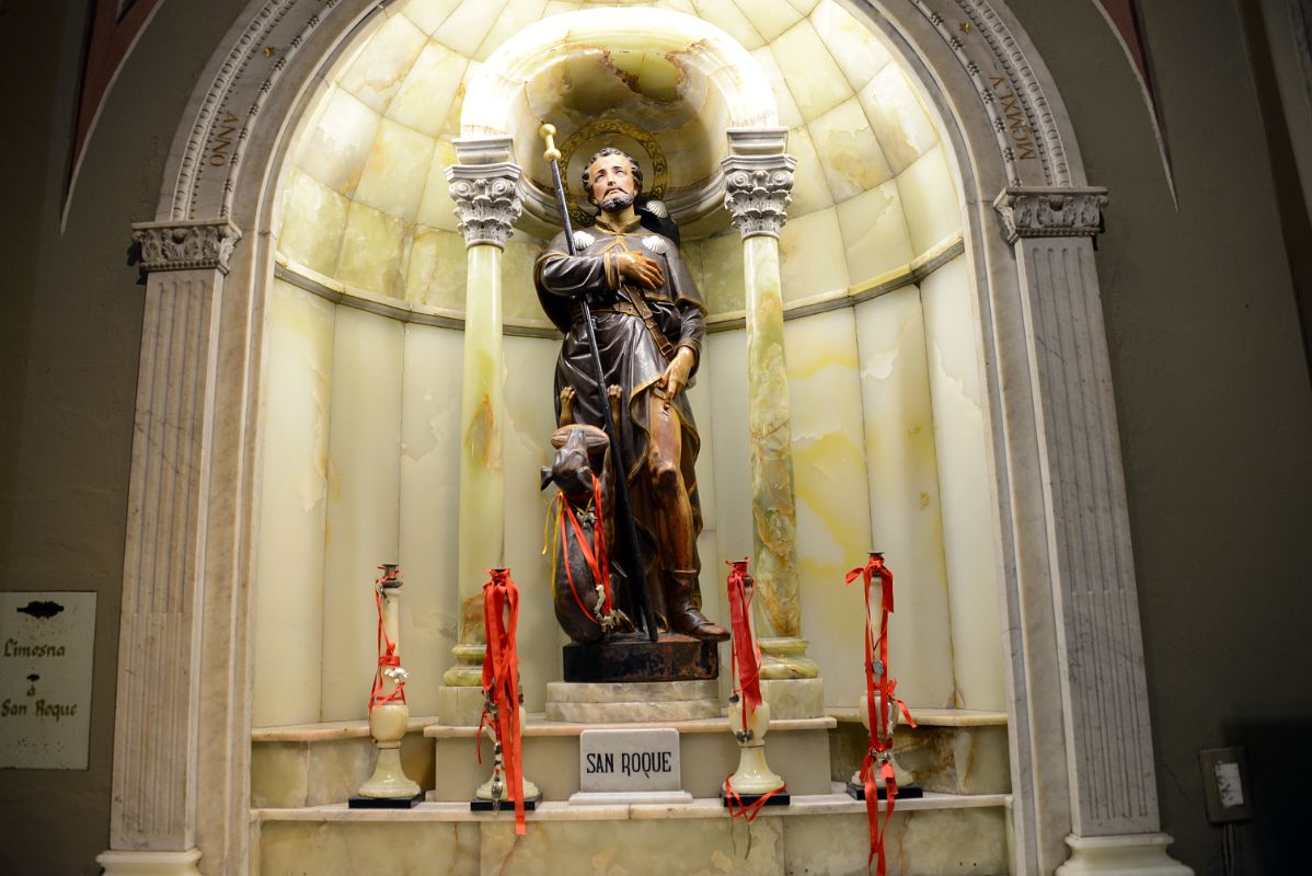 08 Sculpture of San Roque Saint Roch At Iglesia San Francisco Saint Francis Church Salta